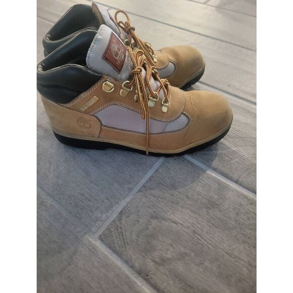 Timberland Youth Field Boot Leather Tan Brown Size 6‎ - Picture 5 of 7